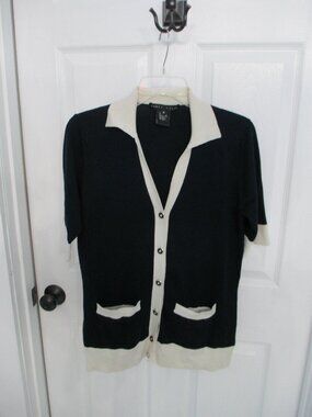Yansi Fugel silk short sleeved cardigan